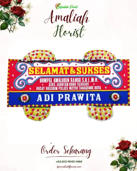 Papan Bunga Ucapan Selamat Sri Jaya Makmur
